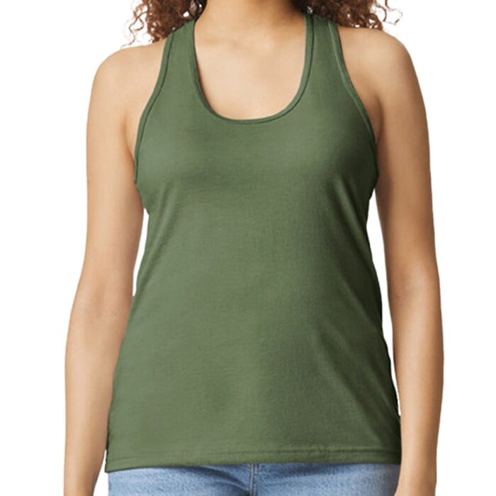 Gildan Softstyle ® Women's CVC Racerback Tank 64220LCVC Softstyle ® Women's CVC Racerback Tank Thumbnail