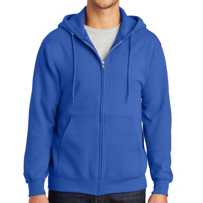 Port & Company Tall Essential Fleece Full Zip Hooded Sweatshirt PC90ZHT Tall Essential Fleece Full Zip Hooded Sweatshirt Thumbnail
