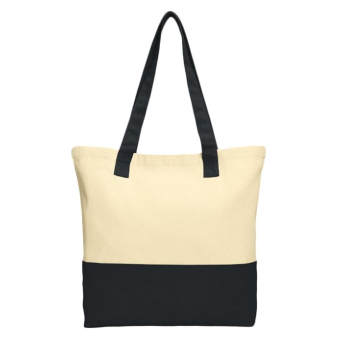 Port Authority Colorblock Cotton Tote BG414 Colorblock Cotton Tote Thumbnail